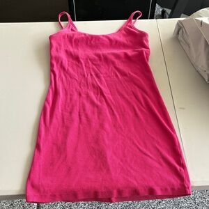 Old Navy Hot Pink Spaghetti Strap Dress